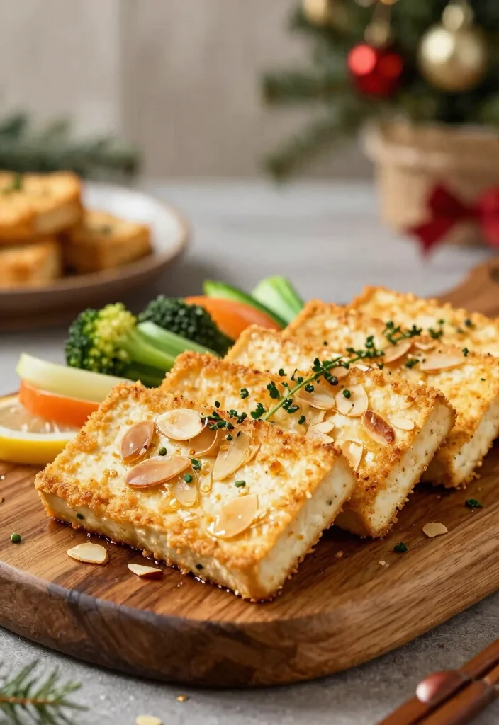 12 Healthy Christmas Dinner Recipes for a Lighter Holiday 11. Almond Crusted Tofu 0