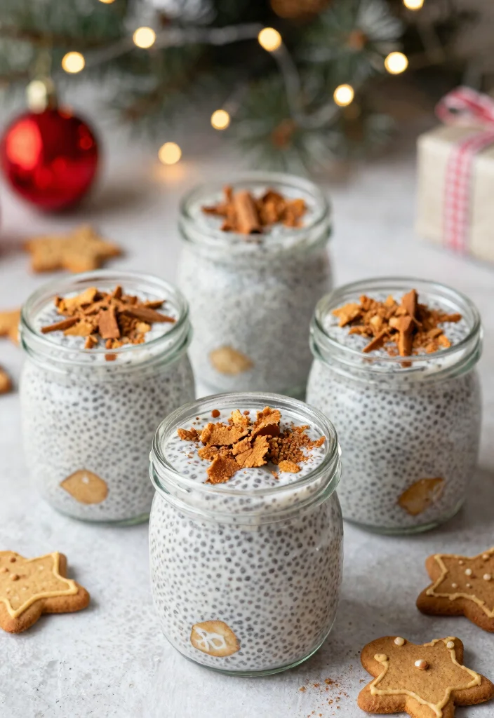 12 Healthy Christmas Dinner Recipes for a Lighter Holiday 7. Gingerbread Chia Pudding 0