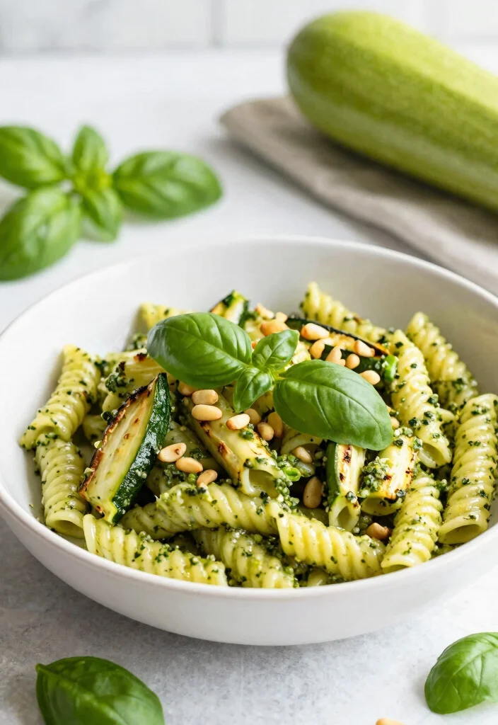 12 Healthy Macaroni Recipes for Comfort Without Guilt 4. Pesto Zucchini Macaroni 0