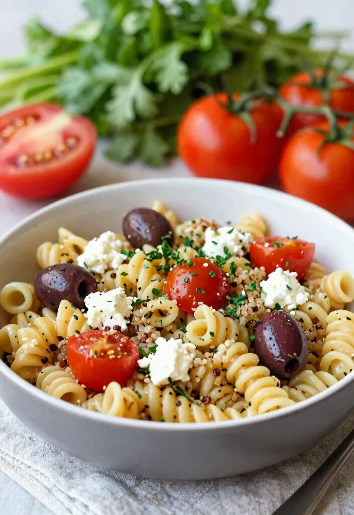 12 Healthy Macaroni Recipes for Comfort Without Guilt 5. Mediterranean Quinoa Macaroni 0