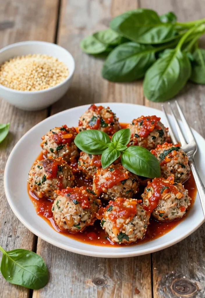 12 Healthy Meatball Recipes for Lean Comfort Meals 1. Turkey and Spinach Meatballs 0