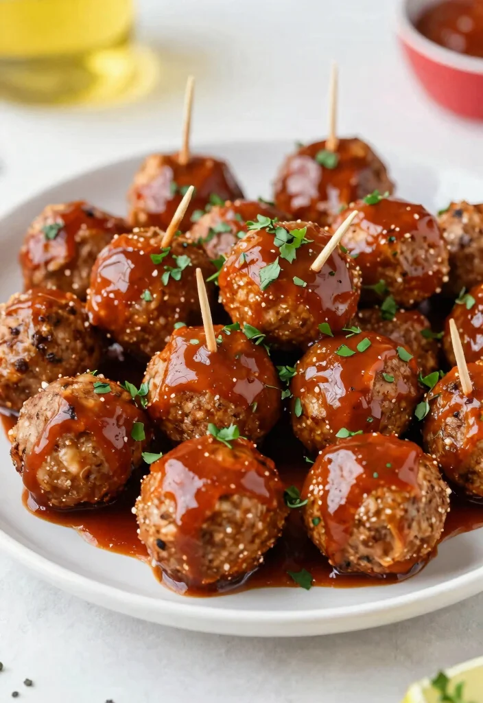 12 Healthy Meatball Recipes for Lean Comfort Meals 12. BBQ Chicken Meatballs 0