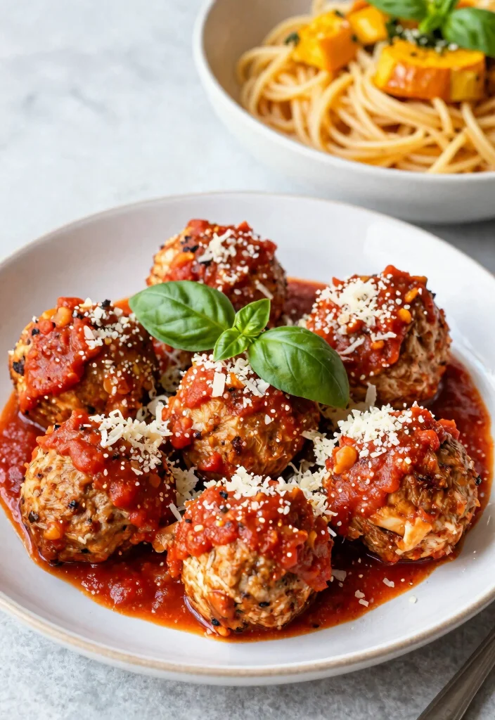 12 Healthy Meatball Recipes for Lean Comfort Meals 5. Chicken Parmesan Meatballs 0