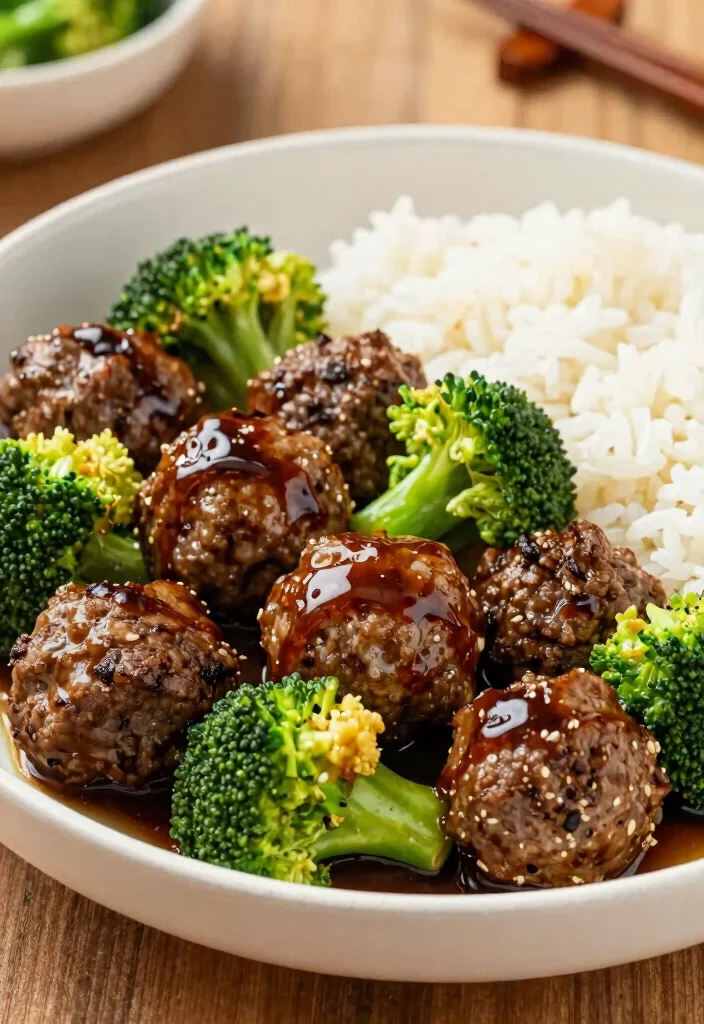 12 Healthy Meatball Recipes for Lean Comfort Meals 8. Beef and Broccoli Meatballs 0