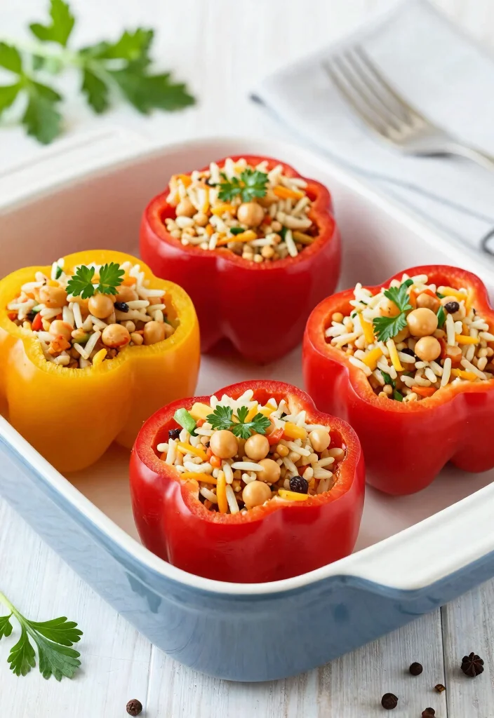 12 Healthy Soya Recipes for Balanced Plant Protein 11. Soya Stuffed Peppers 0
