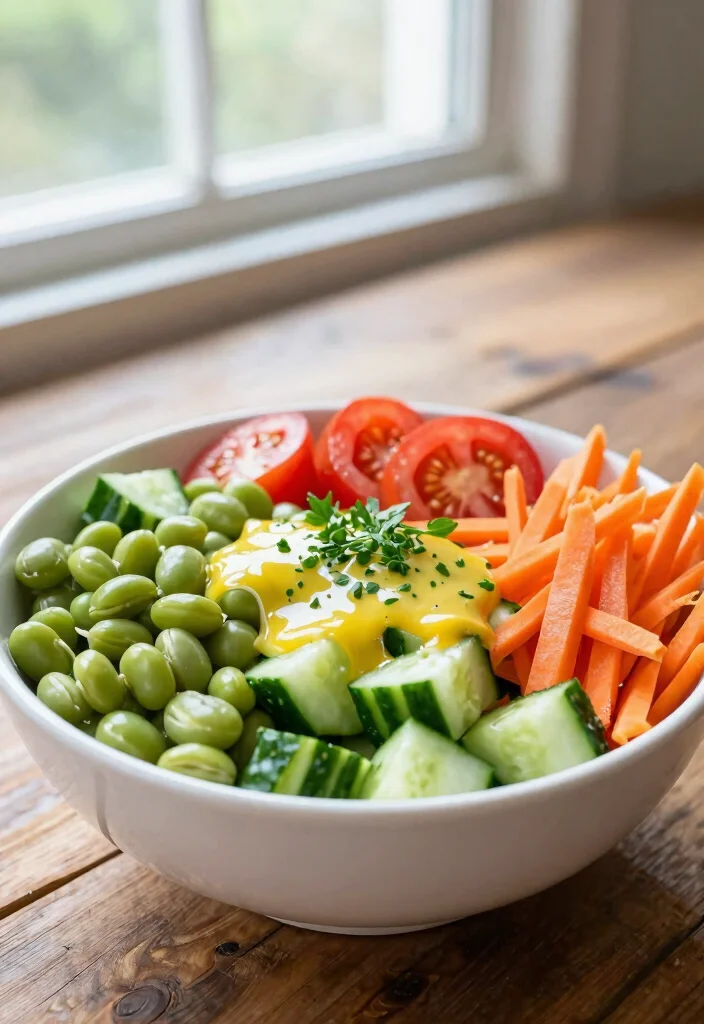 12 Healthy Soya Recipes for Balanced Plant Protein 2. Soya Bean Salad with Lemon Dressing 0