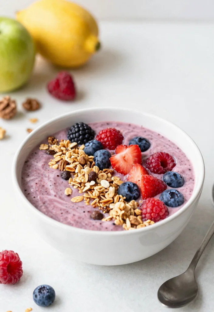 12 Healthy Soya Recipes for Balanced Plant Protein 9. Soya Smoothie Bowl 0