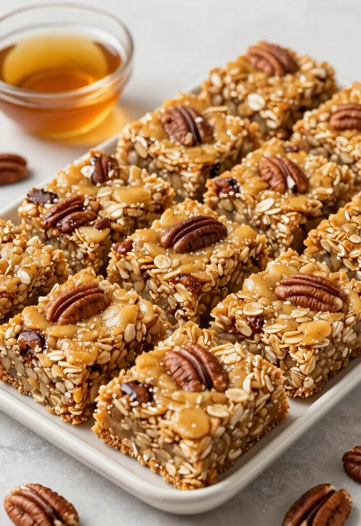 12 Healthy Vegan Baking Recipes for Clean Sweet Treats 11. Maple Pecan Granola Bars 0