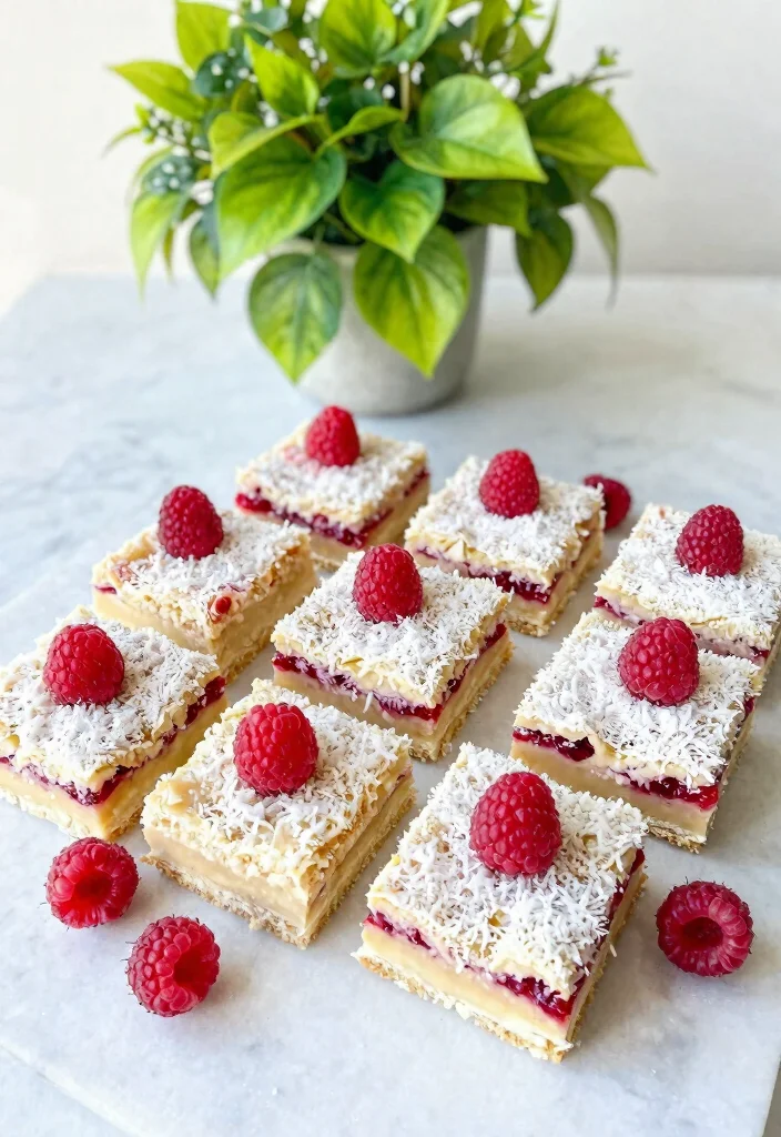 12 Healthy Vegan Baking Recipes for Clean Sweet Treats 5. Raspberry Coconut Bars 0