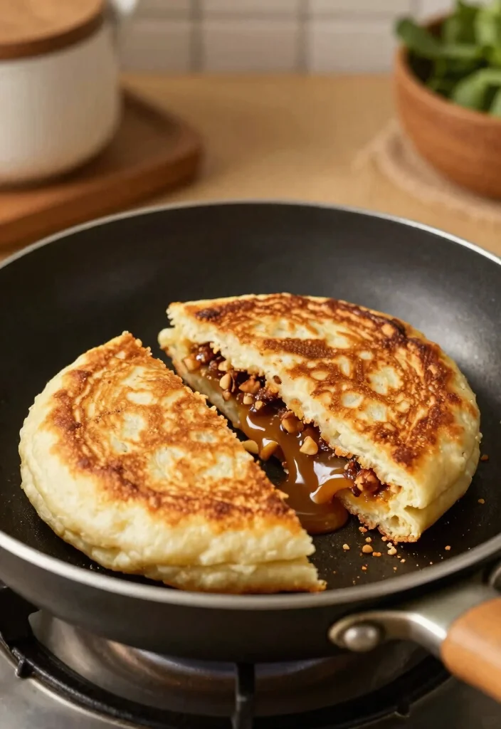 12 Korean Dessert Recipes with Unique Sweet Flavors 4. Vegan Hotteok Sweet Pancakes 0