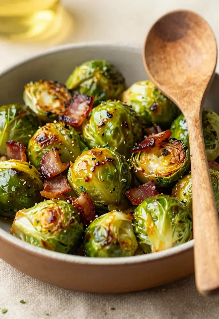 12 Low Carb Fall Dinner Recipes for Cozy Evenings 45 12 Low Carb Fall Dinner Recipes for Cozy Evenings - 5. Roasted Brussels Sprouts with Bacon 1