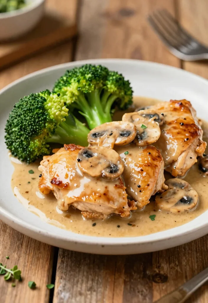 12 Low Carb Fall Dinner Recipes for Cozy Evenings 78 12 Low Carb Fall Dinner Recipes for Cozy Evenings - 8. Creamy Garlic Mushroom Chicken 1