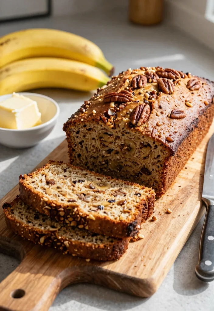 12 Pecan Dessert Recipes with Rich Nutty Crunch 5. Pecan Banana Bread 0