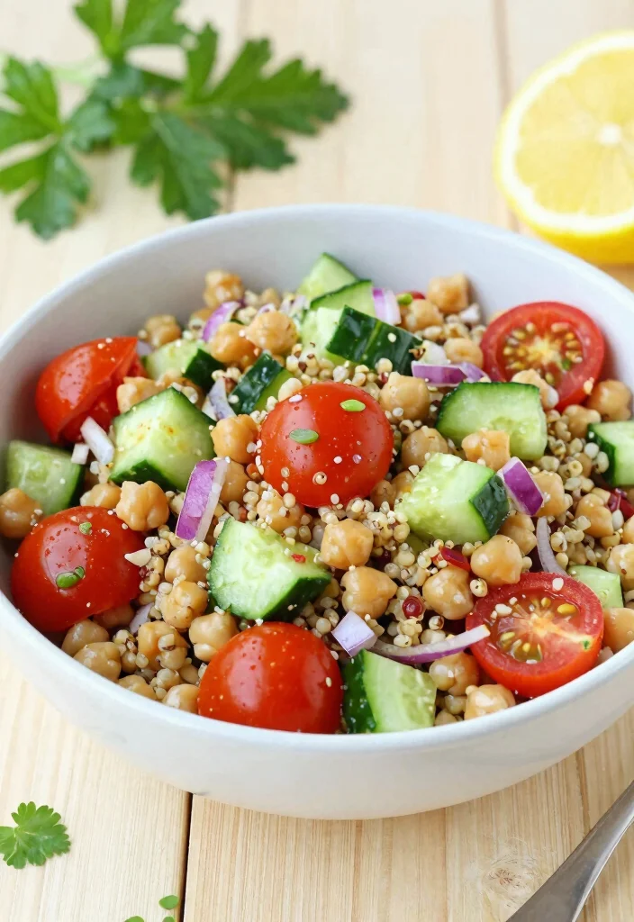 12 Prediabetic Dinner Recipes for Balanced Eating 111 12 Prediabetic Dinner Recipes for Balanced Eating - 11. Chickpea and Quinoa Salad 1