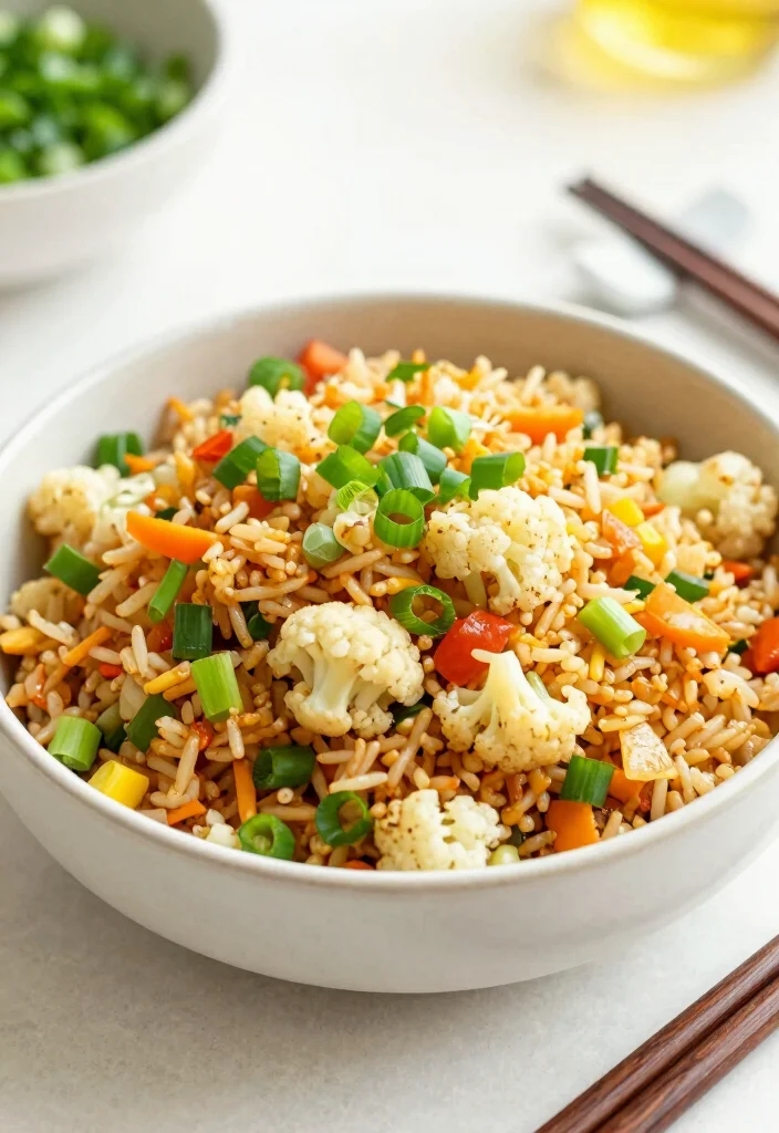 12 Prediabetic Dinner Recipes for Balanced Eating 45 12 Prediabetic Dinner Recipes for Balanced Eating - 5. Cauliflower Fried Rice 1