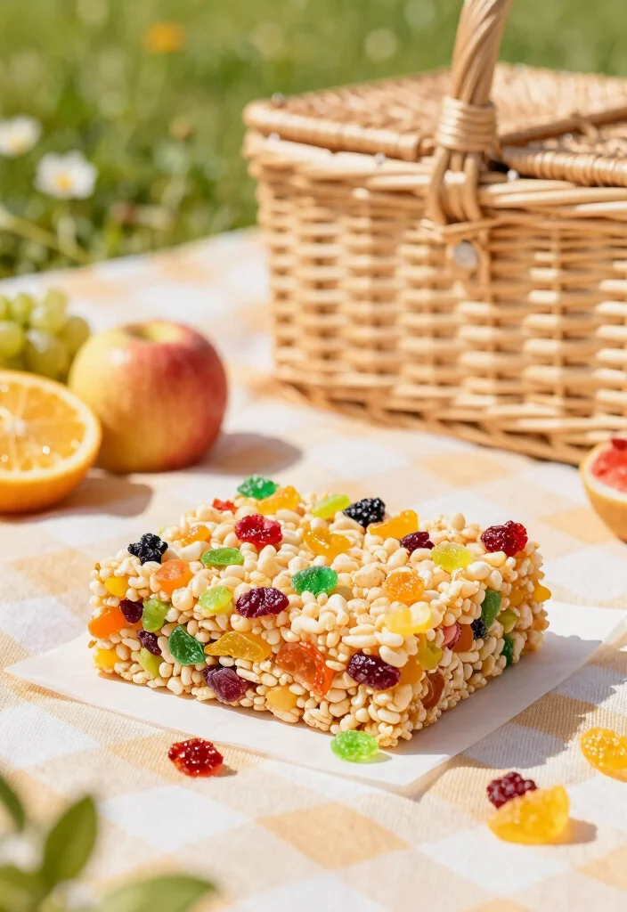 12 Rice Krispie Dessert Recipes for No Bake Favorites 10. Fruity Rice Krispie Treats 0