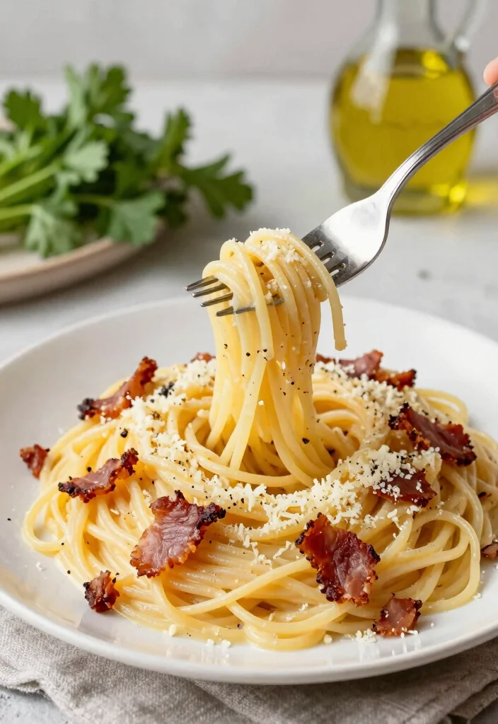 12 Spaghetti Dinner Recipes for Family Favorites 3. Spaghetti Carbonara 0