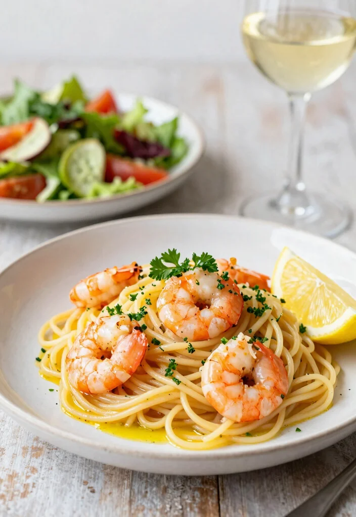 12 Spaghetti Dinner Recipes for Family Favorites 6. Lemon Garlic Shrimp Spaghetti 0