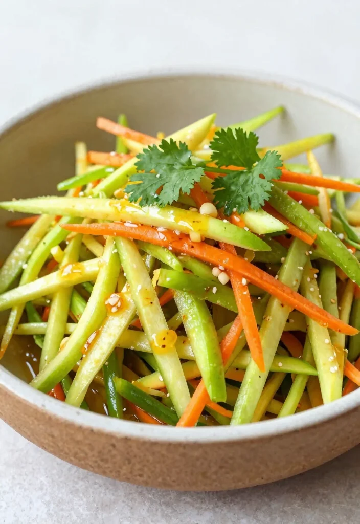 12 Thai Keto Recipes with Bold Spiced Flavor 10. Thai Mango Salad 0