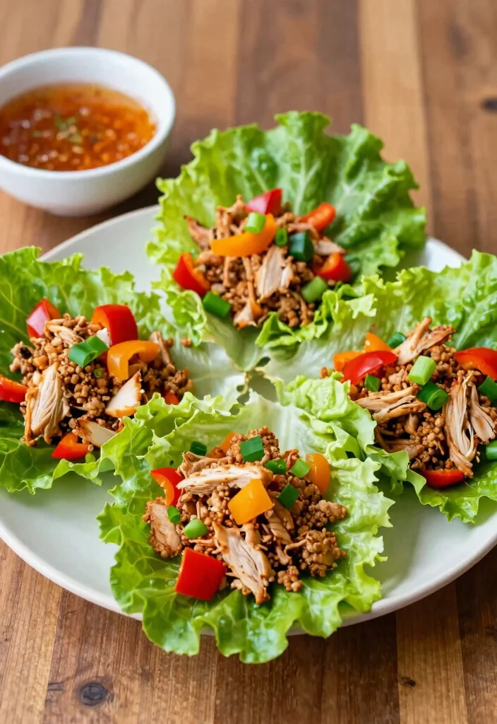 12 Thai Keto Recipes with Bold Spiced Flavor 5. Thai Chicken Lettuce Wraps 0