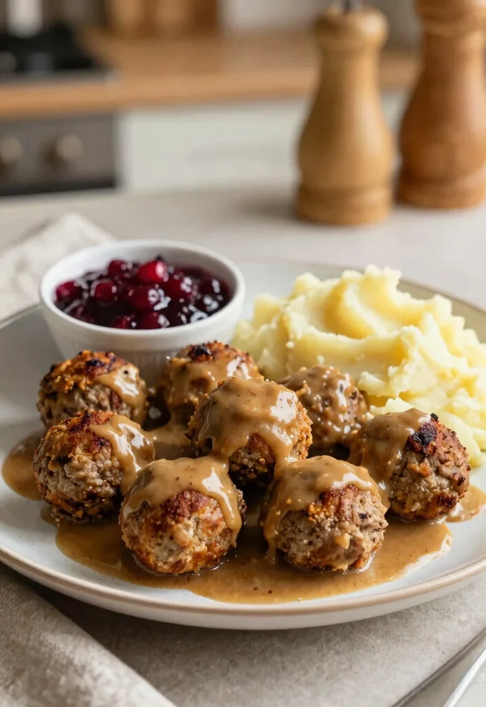 12 Vegan Swedish Recipes with Cozy Comfort Taste 4. Vegan Svensk Kttbullar Swedish Meatballs 0