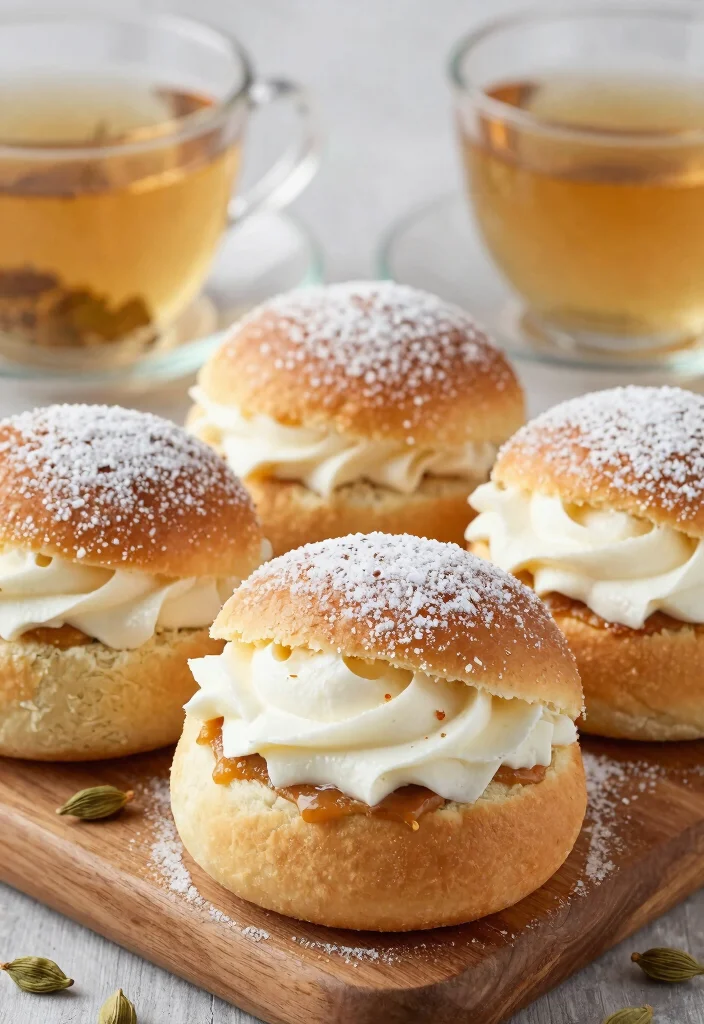 12 Vegan Swedish Recipes with Cozy Comfort Taste 5. Vegan Laskiaispulla Finnish Cardamom Buns 0