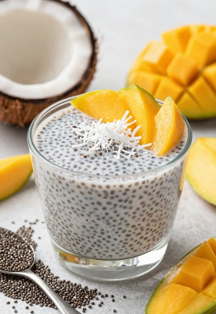 14 Dessert Food Recipes for Easy Homemade Sweets 3. Coconut Chia Seed Pudding 0